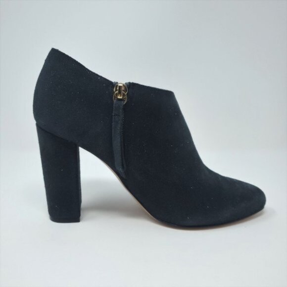 JEAN-MICHEL CAZABAT Black Zippered Sparkly Leather Booties Size EU 36 - Picture 1 of 9